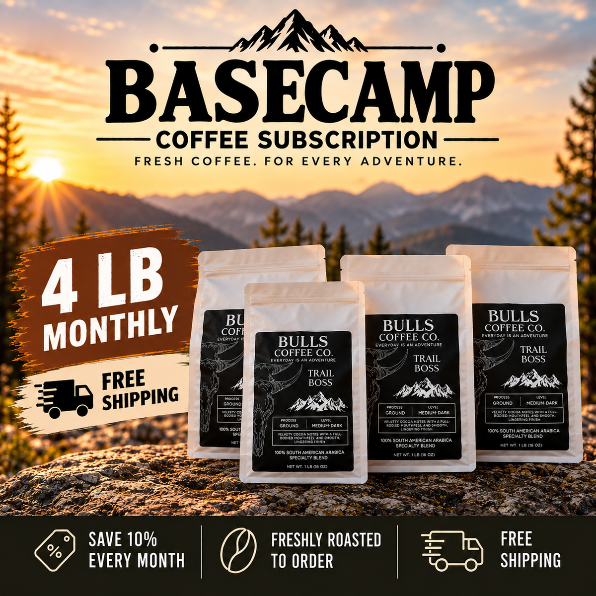 Basecamp Coffee Subscription (4LB)