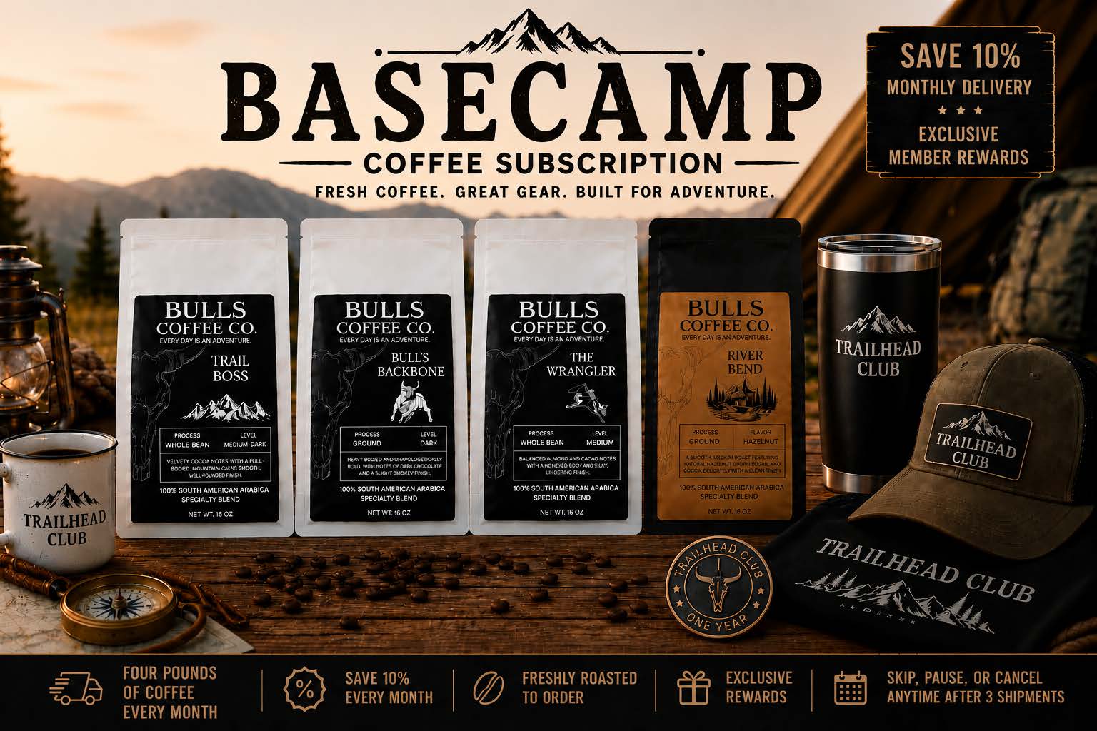 Basecamp Coffee Subscription (4LB)